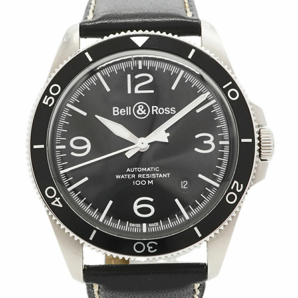Bell & Ross BR V2-92 Black Steel BRV2-92-BL-ST SCA Dial Men's Watch